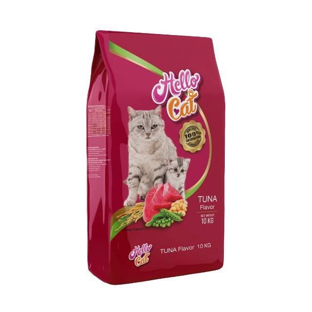 Thức Ăn Cho Mèo - Thức Ăn Hạt Cho Mèo Mọi Lứa Tuổi Vị Cá Ngừ Hello Cat Tuna 400G - Pet Shop Thông Minh