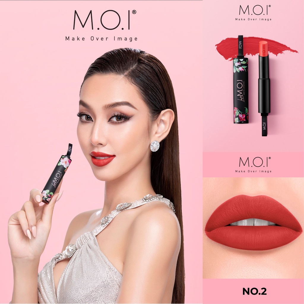 Son Môi Lì - Son Hồ Ngọc Hà Love M.O.I phiên bản 2020 - MOI Cosmetics