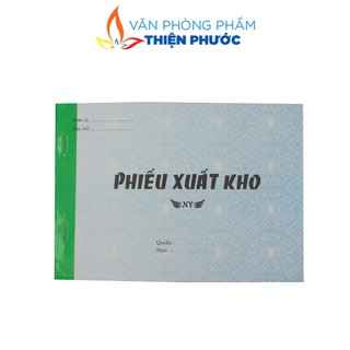 Phiếu xuất nhập kho 1liên 2liên 13x19cm xấp 100 tờ sukado