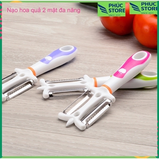 Dụng cụ gọt hoa quả 2 trong 1 đa năng. Nạo vỏ và thái sợi. Dụng cụ tiện ích.