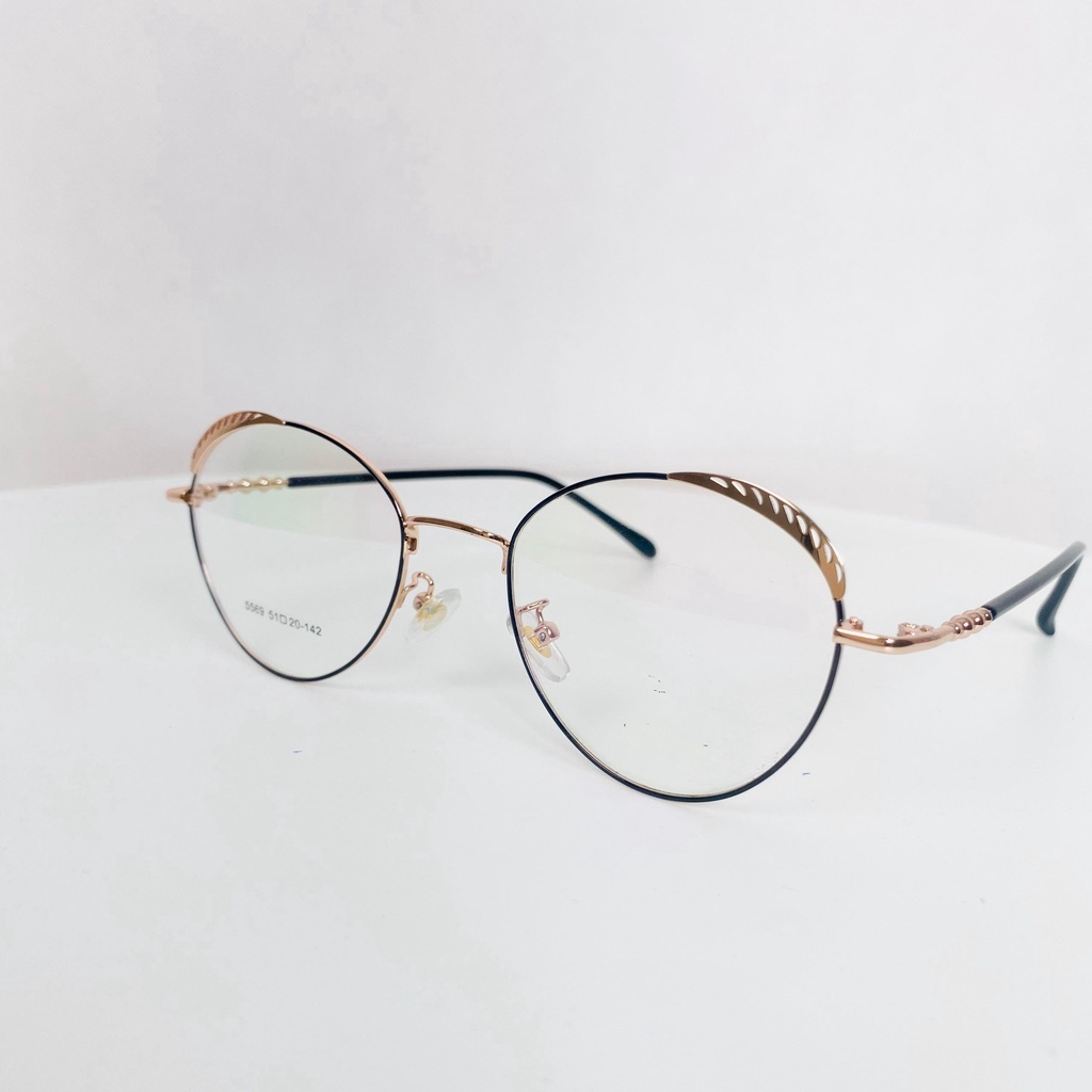 Gọng kính hợp kim siêu bền siêu nhẹ hợp thời trang nam nữ Ouress 5569