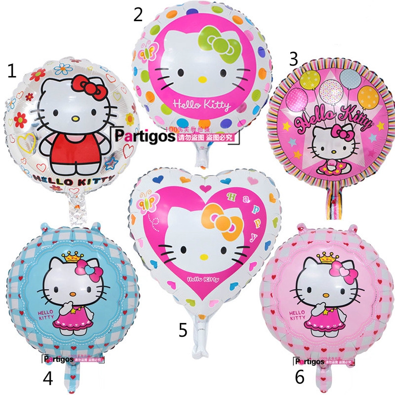 Bong Bóng Hello Kitty 18 Inch Trang Trí Tiệc