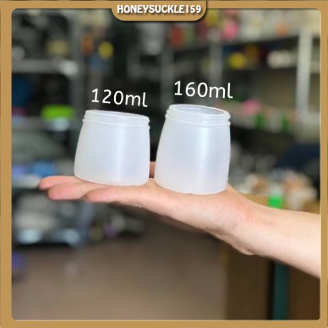 Lốc 10 Hủ Nhựa Kèm Nắp 120ml-160ml Đựng Sữa Chua
