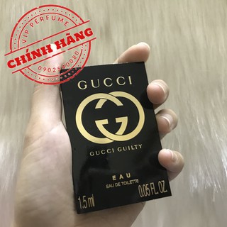 [ Vial ] Nước hoa nữ Gucci Guilty Eau EDT 1.5ml
