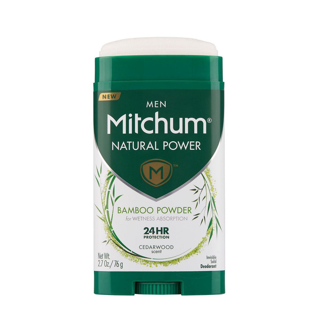 Lăn Khử Mùi Mitchum Men Natural Power Bamboo Powder 76Gr