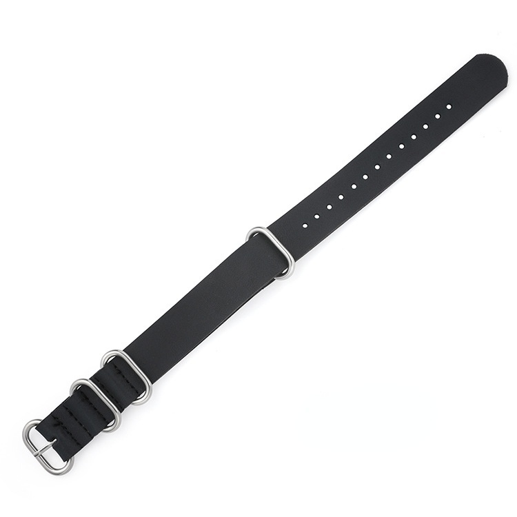 Dây Đeo Đồng Hồ Bằng Da 18mm 20mm 22mm 24mm Thay Thế Chuyên Dụng Cho NATO