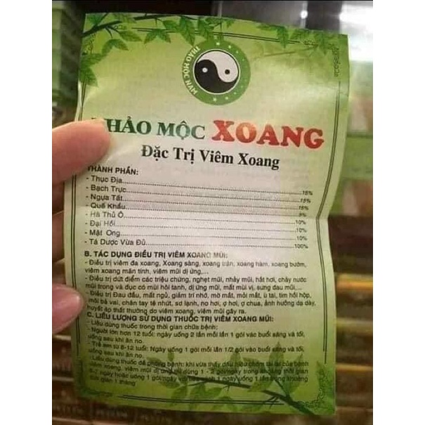 THẢO MỘC XOANG - THẢO MỘC NAM