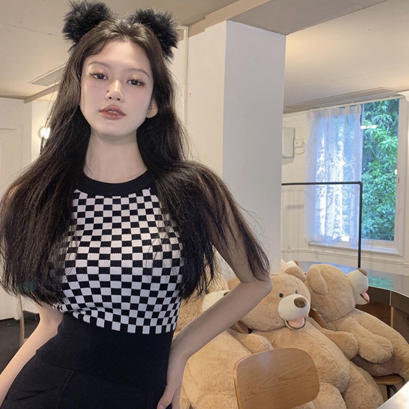 Áo croptop dệt kim không tay trọng lượng nhẹ gợi cảm cho nữ
 | BigBuy360 - bigbuy360.vn