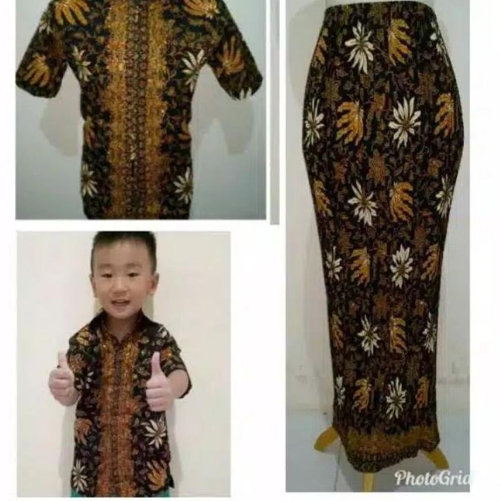 Cặp Đôi BATIK Và Váy / BATIK SARIMBIT / BATIK Vàng Chuối Họa Tiết!