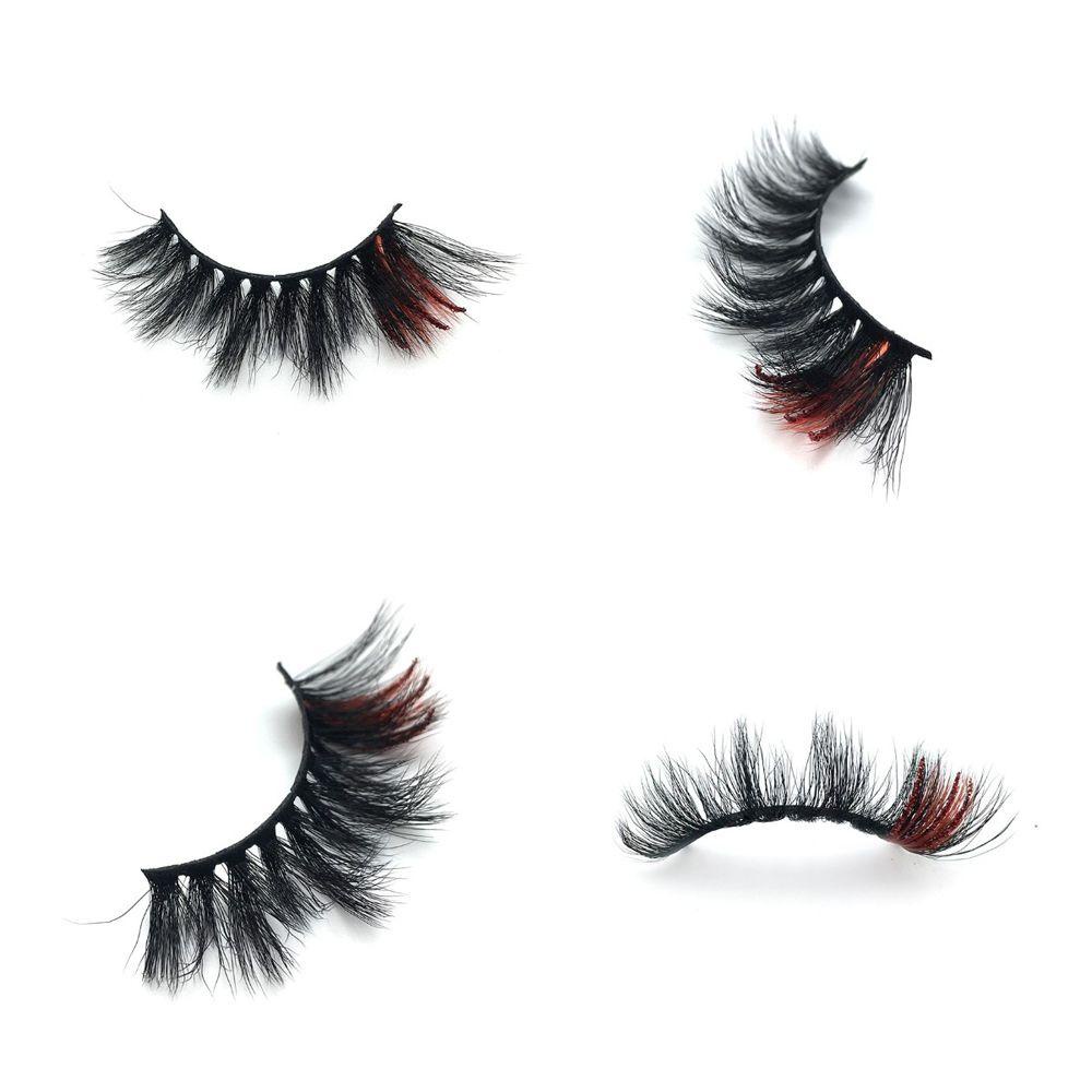Lông Mi Giả 18MM Nhiều Màu Sắc Lấp Lánh Dành Cho Nữ