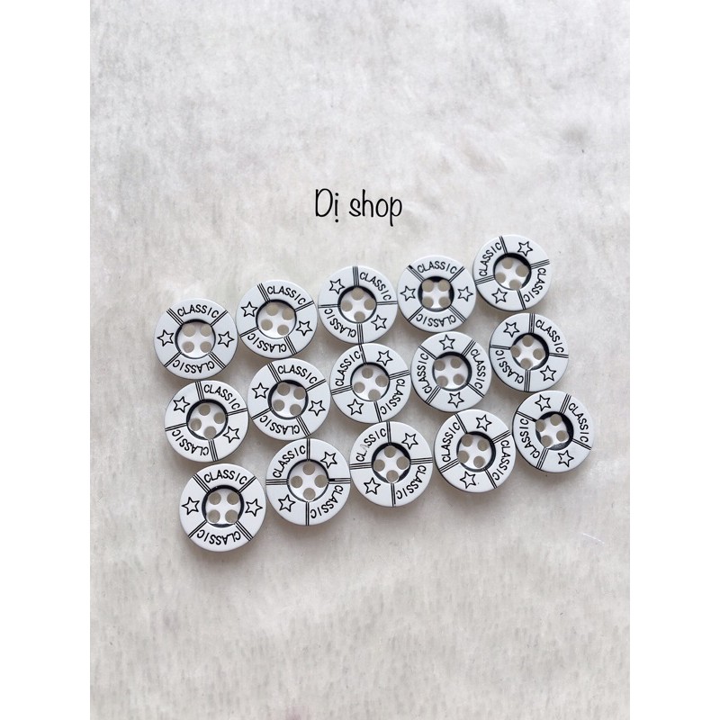 set 50 NÚT, CÚC ÁO SƠ MI BẢN 1.2CM