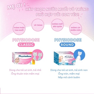 Nước Muối Sinh Lý Physiodose ( Hộp 40 ống x 5ml )