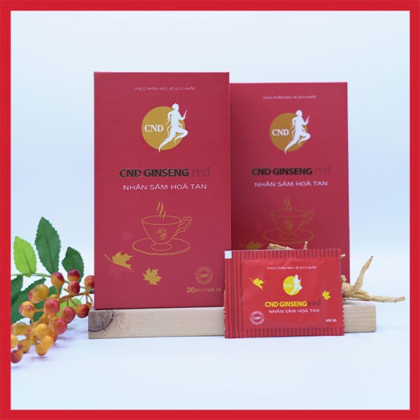 Nhân Sâm Hòa tan CANADA CND Gingseng gói lẻ, sâm bắc mỹ- Dòng sâm có tính mát phù hợp cơ địa người VN