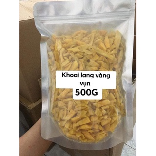 500G Khoai lang Sấy Sợi vỡ (lang vàng)