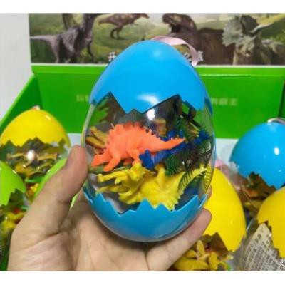 Bộ đồ chơi trứng Khủng Long-Mô hình nhựa dẻo-siêu bền-sưu tầm-chơi trong nhà-màu sắc bắt mắt