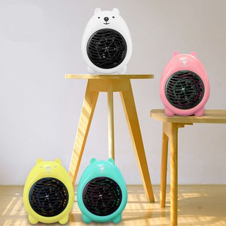 Quạt Sưởi Mini 2 Chiều Hình Thú đáng yêu