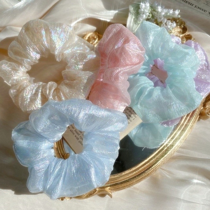 Dây buộc tóc MANYUE co dãn đơn giản thời trang cho nữ