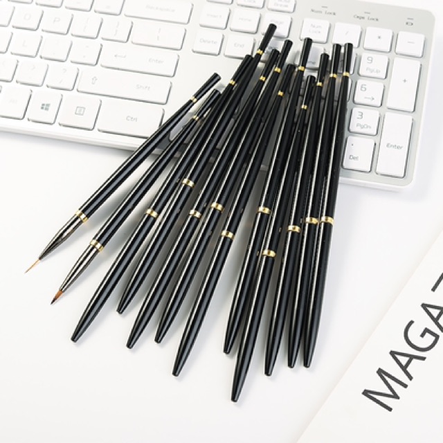 Bộ cọ nhật 12 cây cọ nét cọ dâu cọ bản cọ đắp bột đủ kiểu