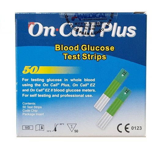 ✅ Que Thử Đường Huyết: OnCall Plus (On-Call On Call) Hạn sử dụng xa (1-2 năm) -VT0052