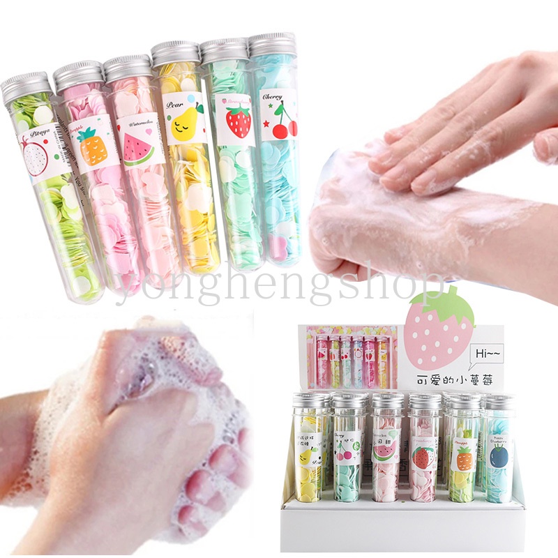 Hộp Đựng Xà Phòng Giấy Hình Bông Hoa Dùng Một Lần Tiện Dụng