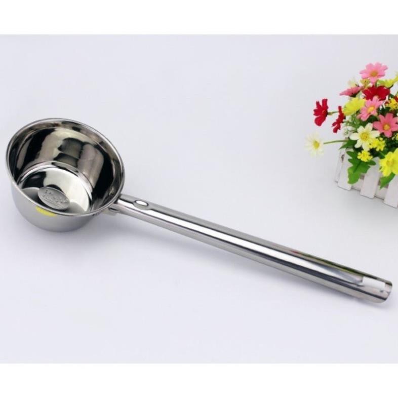 [KHO SỈ] Gáo inox múc nuớc inox (16cm va 18cm)