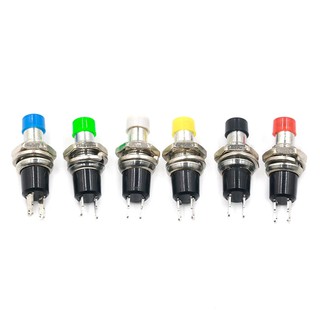 [10 Cái] PBS-110 7MM Nút ấn tạm thời Công tắc ấn nút đặt lại Công tắc bật tắt tạm thời Nút nhấn Micro SwitchThông thường Mở KHÔNG