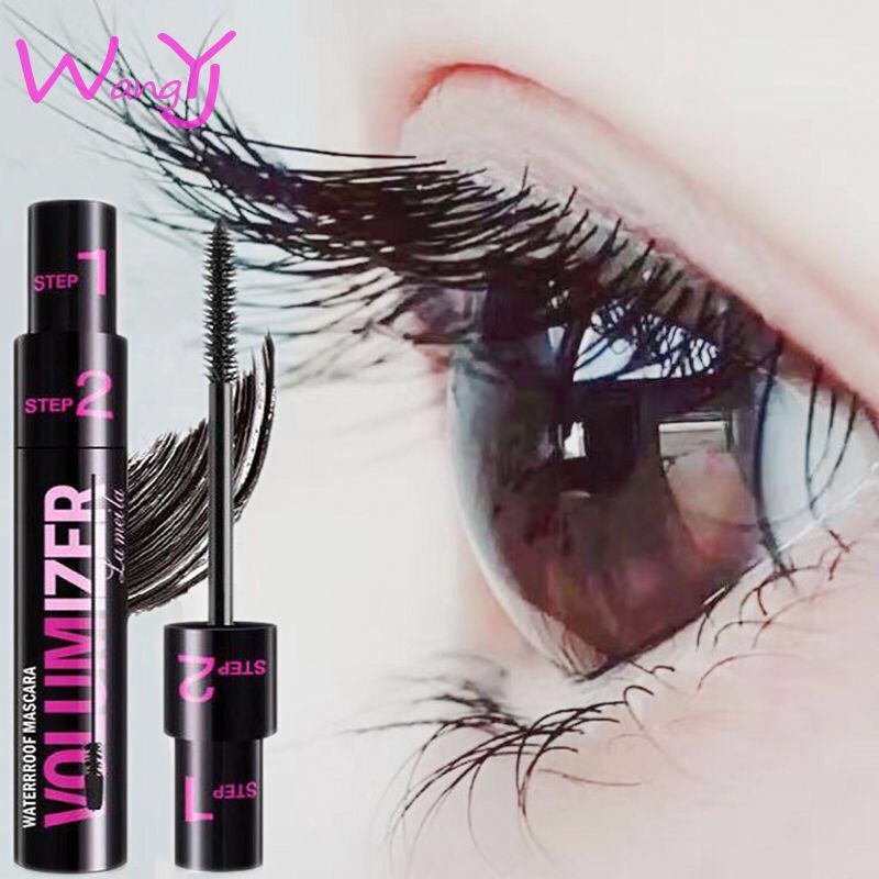 Mascara 2 Trong 1 Uốn Cong Làm Dày Lông Mi