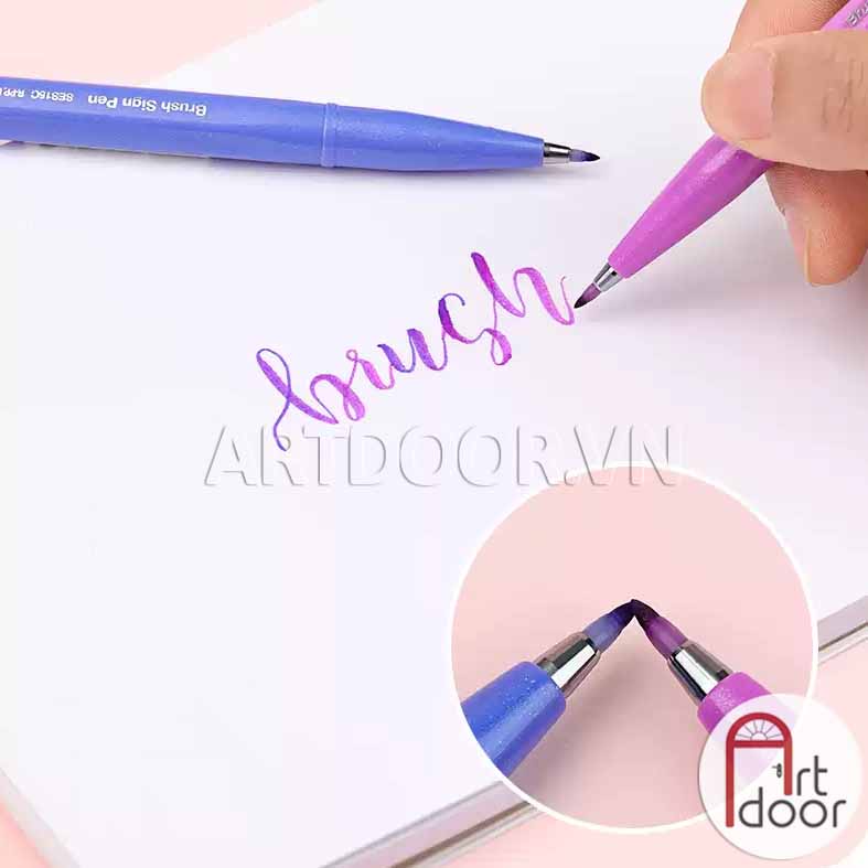 [ARTDOOR] Bút màu viết thư pháp PENTEL Fude Touch