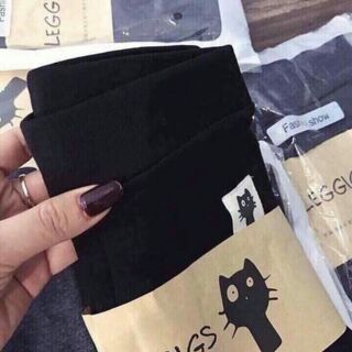 Legging mèo lot lông