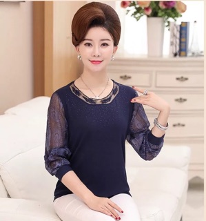 Áo thu đông nữ trung niên