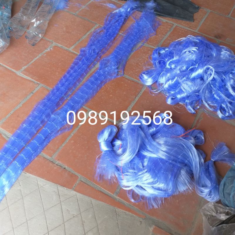 Lưới đánh cá 3 màn thái lan cao 1m dài 50m mắt lưới  6cm, 8cm, 10cm bắt cá rô phi cá trắm chép