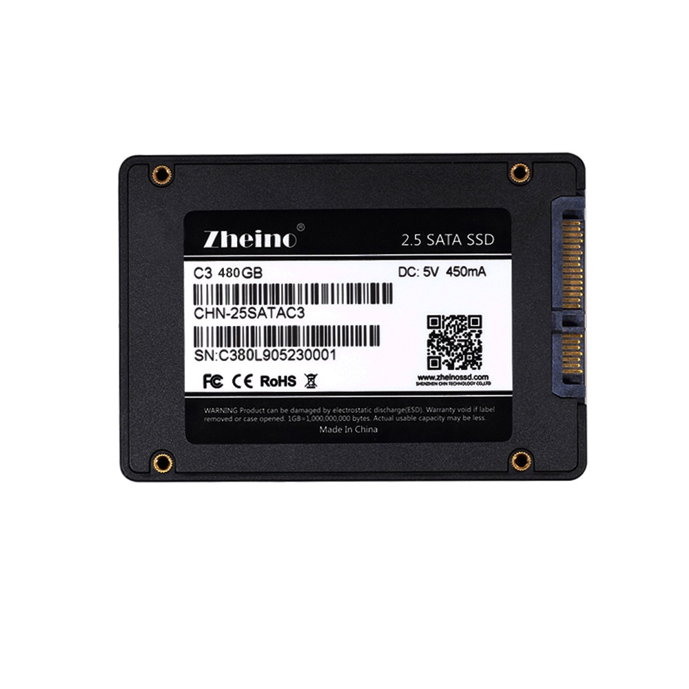 Ổ Đĩa Cứng Bên Trong Zheino 2.5 SATA SSD 480GB Cho Laptop Máy Tính Để Bàn Bảo Hành 3 Năm