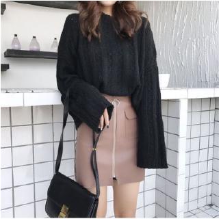 Áo Len Cổ Lọ Màu Trơn