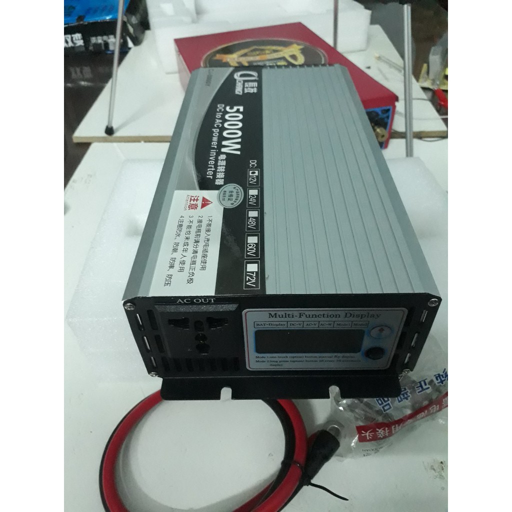 Bộ đổi nguồn inverter 12v lên 220v 5000W