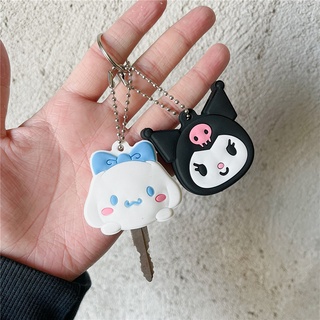 Vỏ Bọc Chìa Khóa Bằng PVC Mềm Hình Kuromi Đáng Yêu