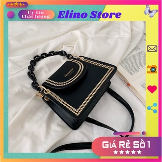 Túi xách nữ đeo chéo cao cấp phối da lộn cực chất tx100 elino store