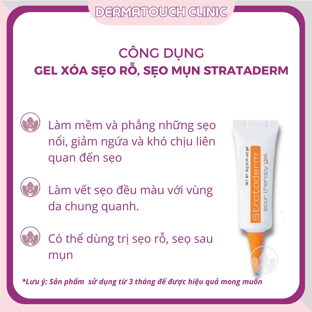 Gel bôi  Strataderm 10g