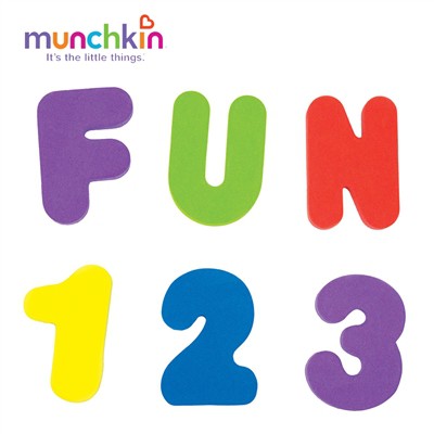 Đồ chơi Bộ chữ số xốp Munchkin