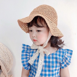 Nón Cói Thắt Nơ Ren Cho Bé