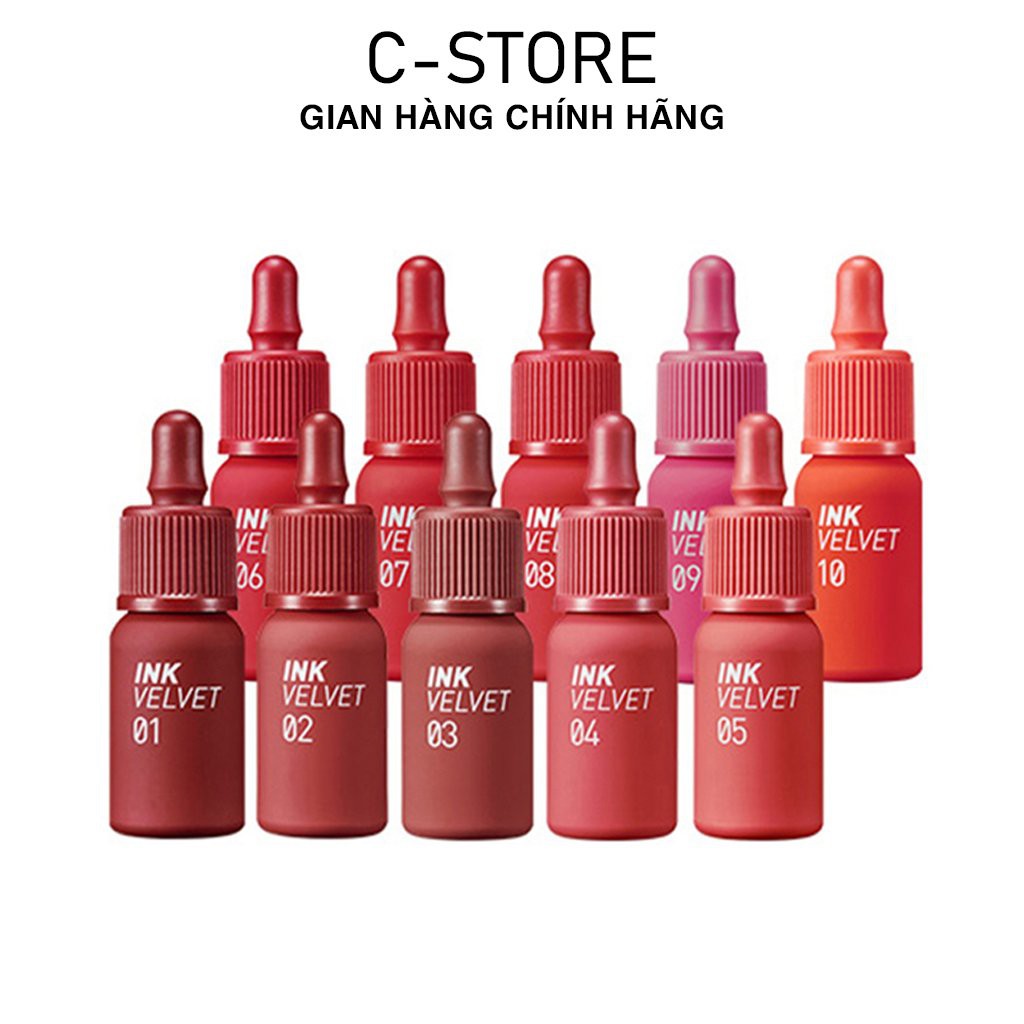 Son Peripera Ink V.elvet Lip Tint siêu lì, bám màu cực tốt - CSTOREVN