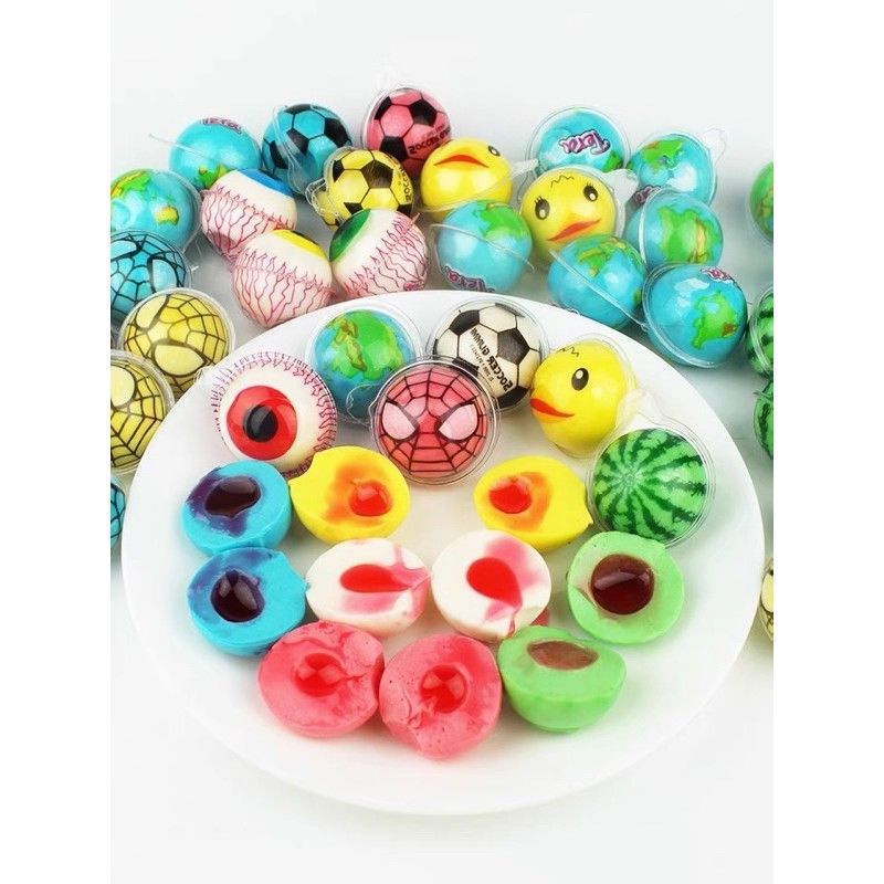 kẹo gums lucky duck hình con vịt có nhân(50v)