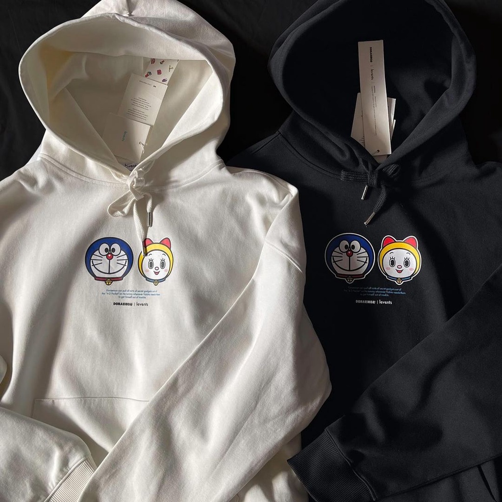 Áo Khoác LEVENTS® | DORAEMON COLLAB HOODIE   Hàng Chính Hãng