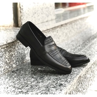Giày lười nam da bò gl10 _ bảo hành 12 tháng