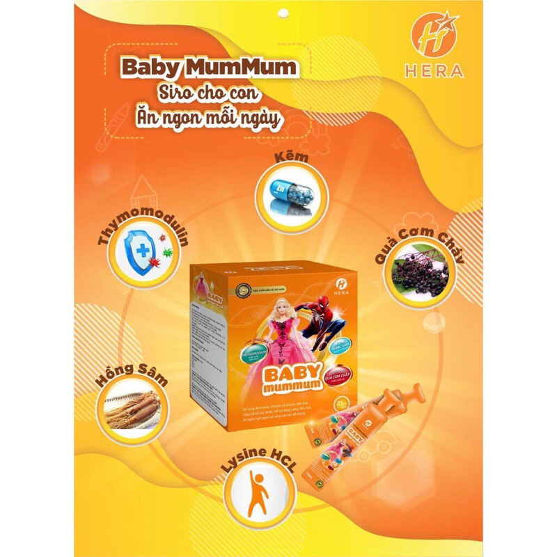 💥CHUẨN 100%💥Siro Ăn Ngon BABY MUMMUM Giúp Trẻ Ăn Ngon Mỗi Ngày