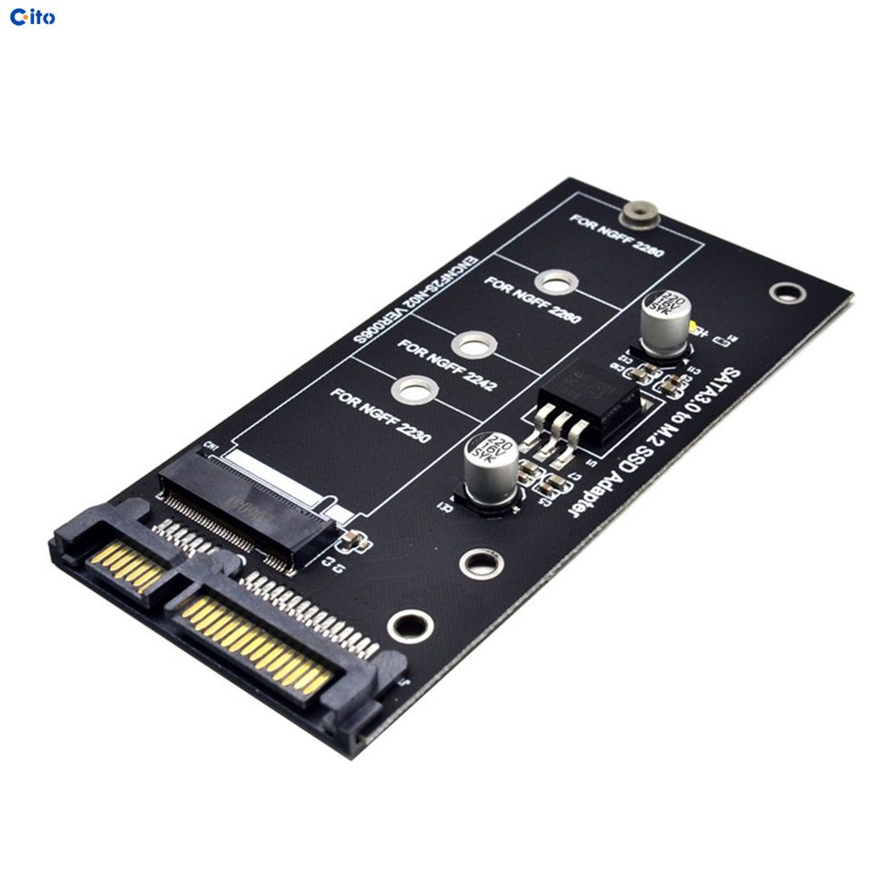 M2 to SATA3 adapter card KEY B-M SSD solid state drive to 6G interface conversion card NGFF adapter ITO
