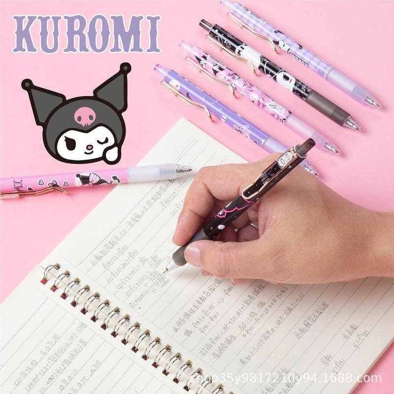 Bút Chì Bấm Ngòi 0.5mm Họa Tiết Sanrio Kuromi Cho Học Sinh