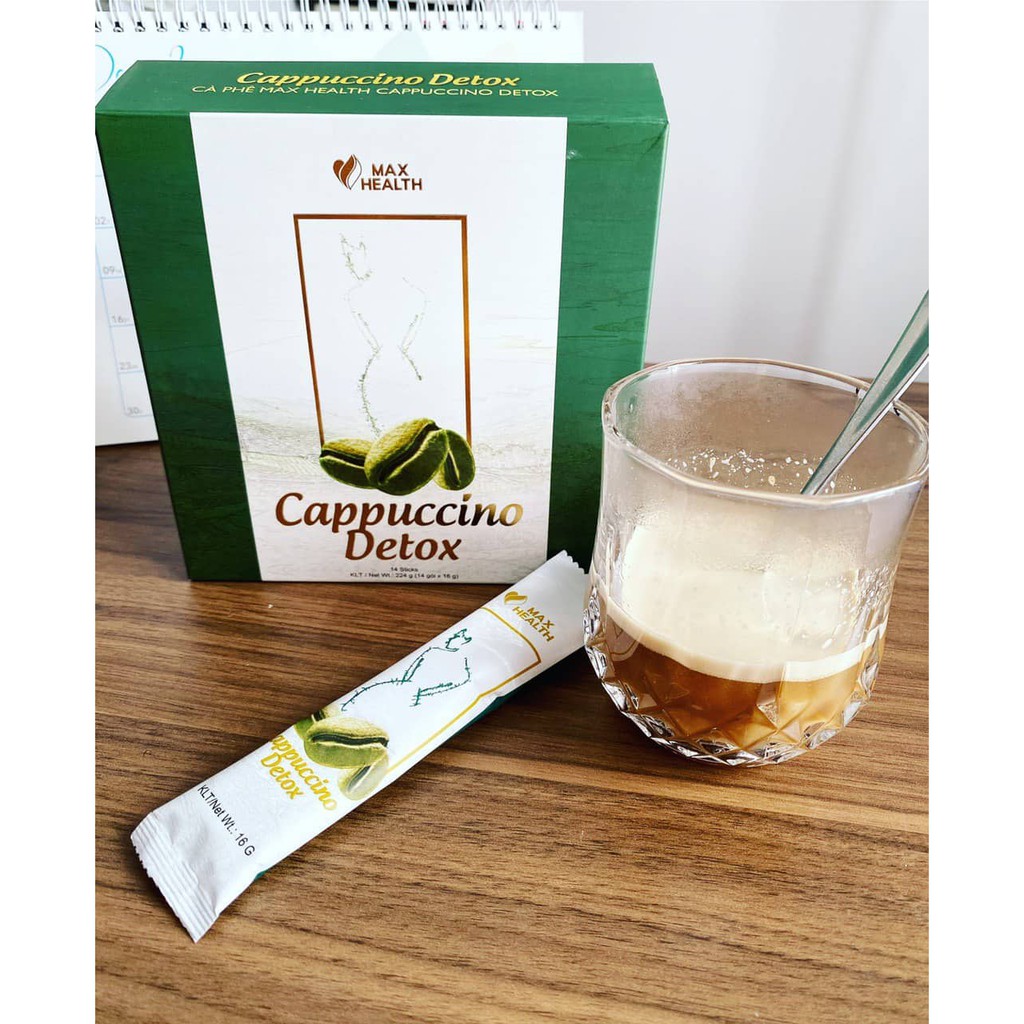Cà Phê Giảm Cân Cappuccino Detox - Coffee Detox (14 gói x 16g)