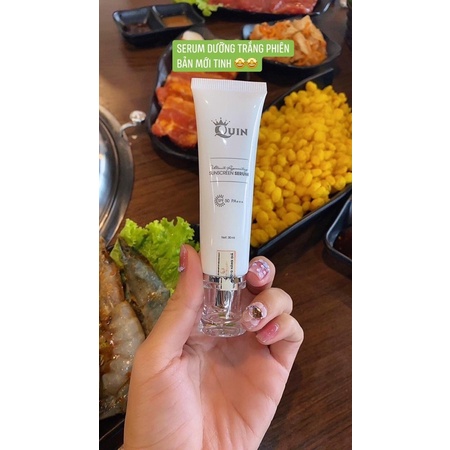 Kem chống nắng, kem nền Quin makeup trong veo tự nhiên