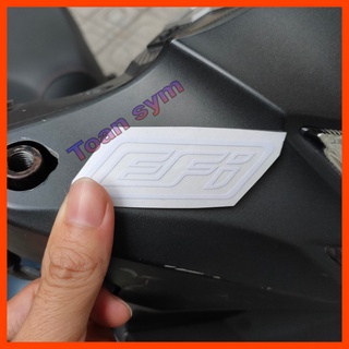 Tem sticker nhỏ dán xe máy nhiều mẫu (Logo STAR SR 125 đẹp)