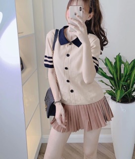 Áo len cổ polo